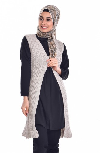 Beige Waistcoats 1108-03