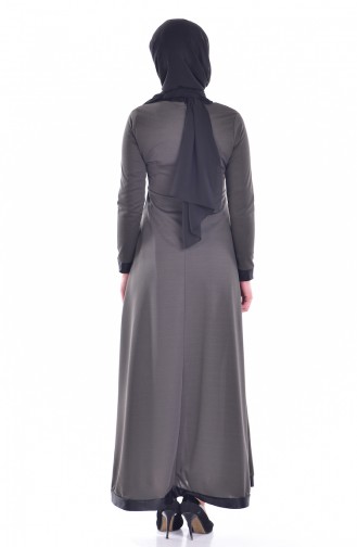 Khaki Hijab Kleider 2010-07