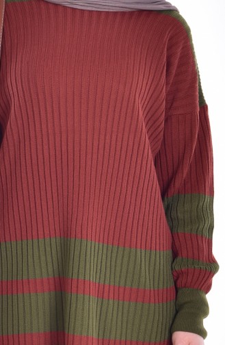 Brick Red Knitwear 1197-05