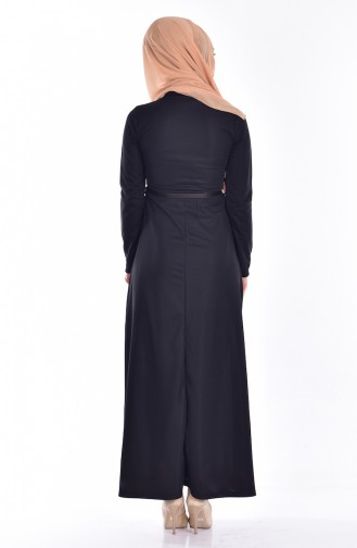 Robe Hijab Noir 3656-08