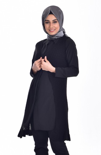 Triko Yelek 1108-02 Siyah