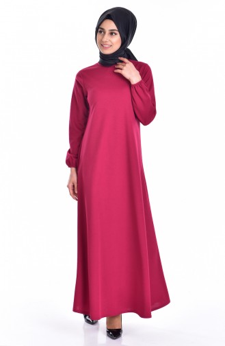 Hijab Kleid 0006-15 Fuchsia 0006-15