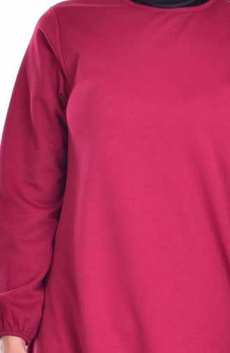 Fuchsia İslamitische Jurk 0006-15