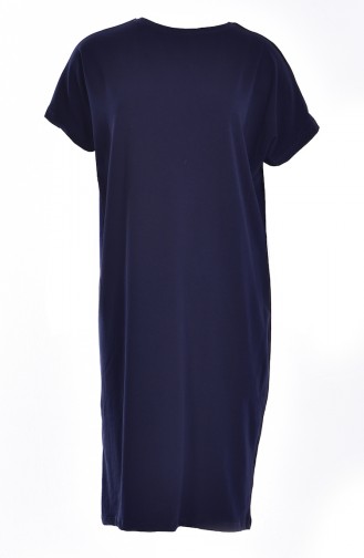 Oversize T-shirt Hijab 0414-04 Bleu Marine 0414-04