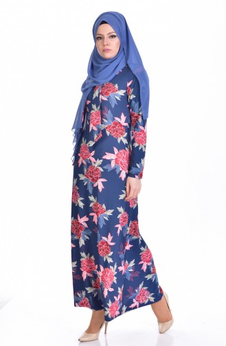Hijab Kleid 5121-03 Dunkelblau 5121-03
