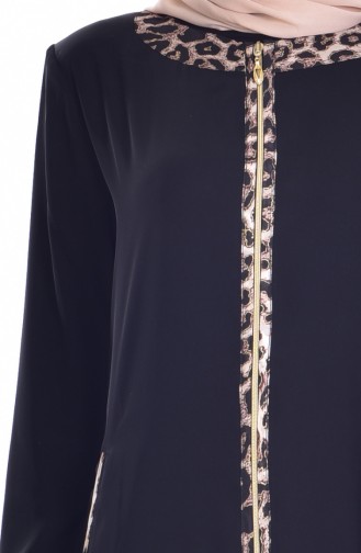 Black Abaya 7338-01