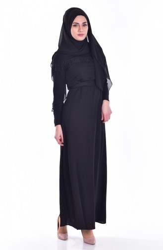 فستان أسود 4111-01