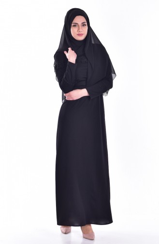 فستان أسود 4111-01