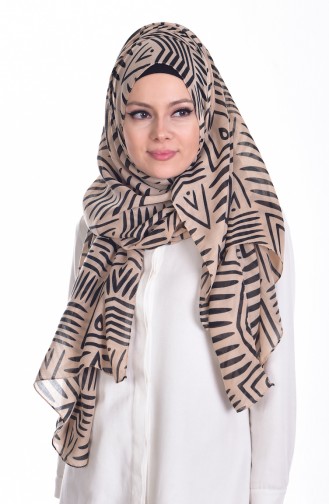 Cotton Shawl 901236-01 Beige 01