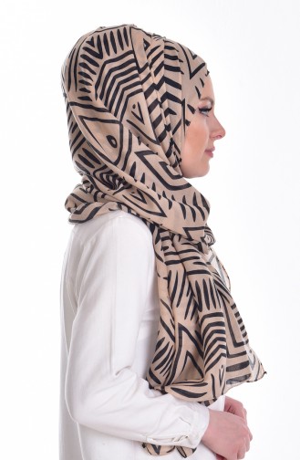 Cotton Shawl 901236-01 Beige 01