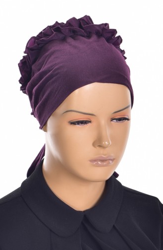 Bonnet Froufrous-03 Plum 03