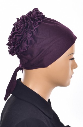 Bonnet Froufrous-03 Plum 03