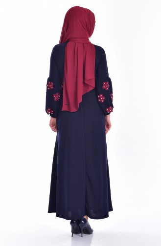 Robe Hijab Bleu Marine 3661-02
