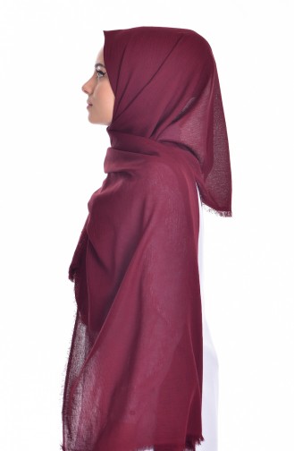 Dark Claret Red Shawl 20