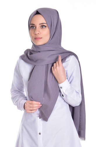 Elizan XXL Châle Crêpe 50050-14 Gris Foncé 14