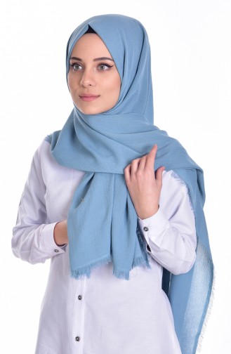 Elizan XXL Crepe Shawl 50050-54 Blue 54