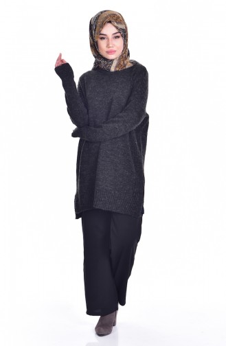 iLMEK Asymmetric Sweater 4033-06 Anthracite 4033-06