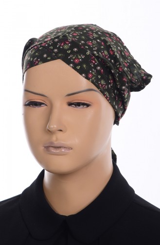 Bonnet Bandana a Motifs-02 Vert Militaire 02