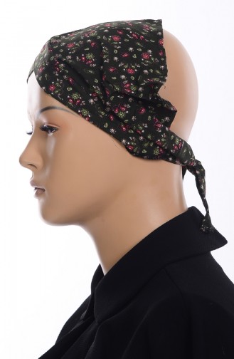 Bonnet Bandana a Motifs-02 Vert Militaire 02
