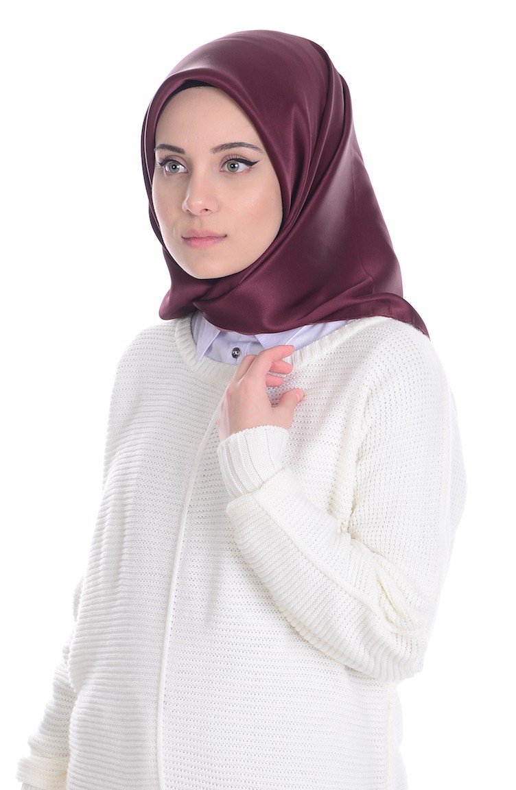 Armine Reine Seidenkopftuch  10001-08 Weinrot 10001-08