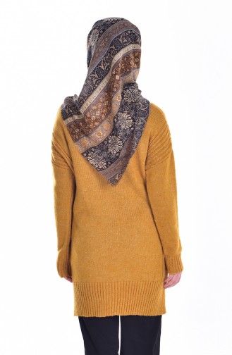  Asymmetrischer Pullover 4033-08 Senf 4033-08