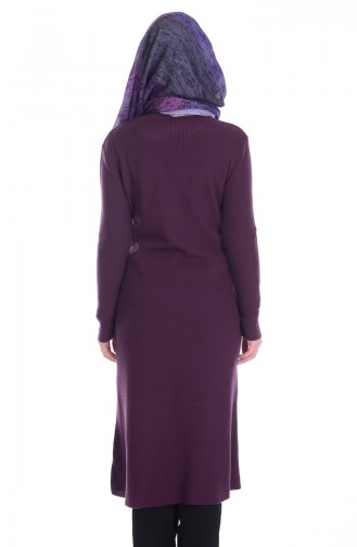 Triko Tunik 4032-06 Mor