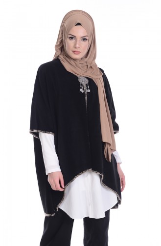 Black Poncho 1007-03