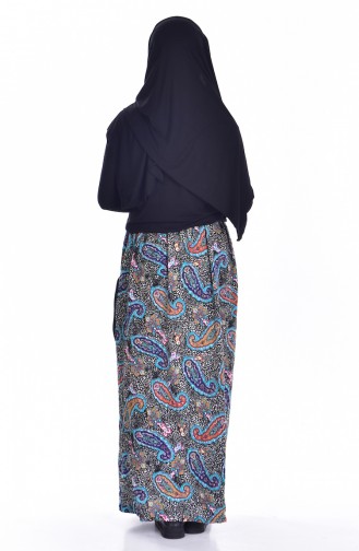 Turquoise Skirt 0950-04