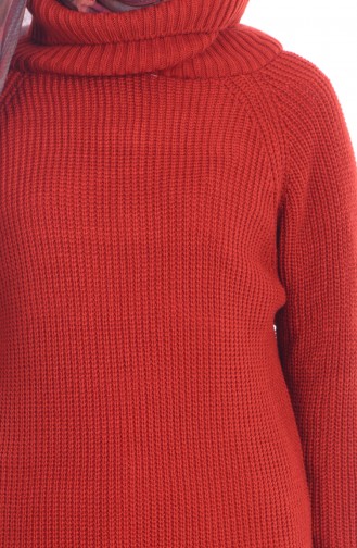 Choker Knitwear Sweater 2017-13 Red Tile 2017-13