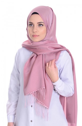 Armine Düz Şal 44368-04 Toz Pembe