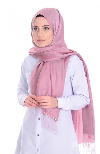 Armine Düz Şal 44368-04 Toz Pembe