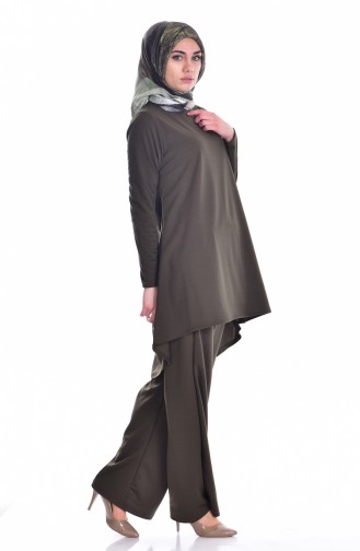 Ensemble Deux Pieces Tunique Pantalon 1931-02 Khaki 1931-02