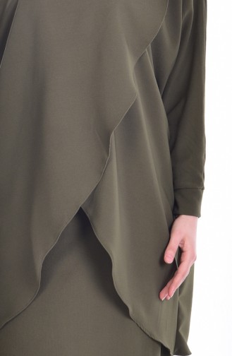 Tunic Skirt Double Suit 1044-01 Khaki 1044-01