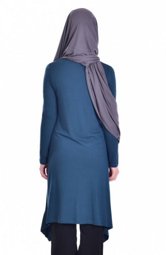 Asymmetric Tunic 37412-06 Petrol 37412-06