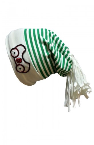 Chapeau Bébé NS38 Vert Ecru 38