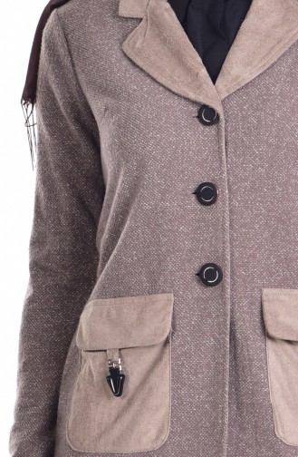 Buttoned Coat 37413-03 Mink 37413-03