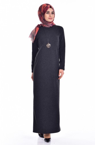 Black Hijab Dress 2900-03
