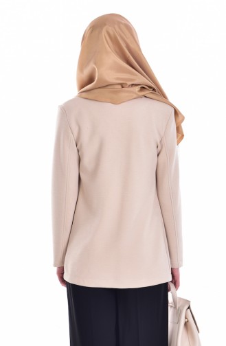 Bluse Jacke 2 Teilig 8912-09 Beige 8912-09