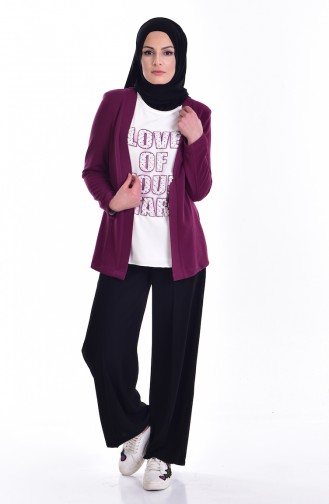 Blouse Jacket Double Suit 8912-02 Damson 8912-02