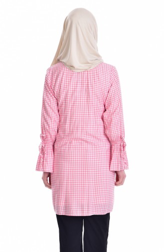 Checkered Tunic 6885-02 Pink 6885-02