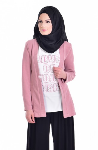 Bluse Jacke 2 Teilig 8912-10 Rosa 8912-10