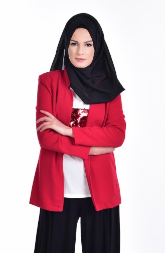 Blouse Jacket Double Suit 8914-02 Red 8914-02