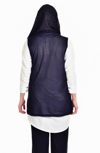 Navy Blue Gilet 2170-03