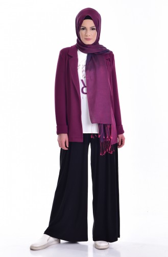 Jacket Blouse Double Suit 8913-01 Damson 8913-01