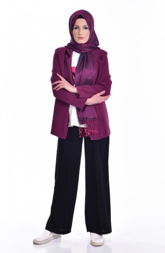 Blouse Jacket Double Suit 8914-05 Damson 8914-05