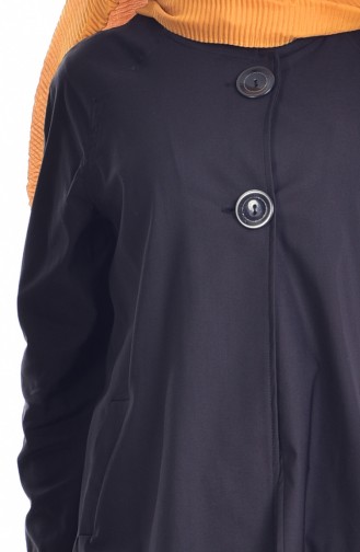 Buttoned Coat 10035-02 Black 10035-02