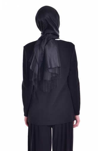 Bluz Ceket İkili Takım 8912-06 Siyah