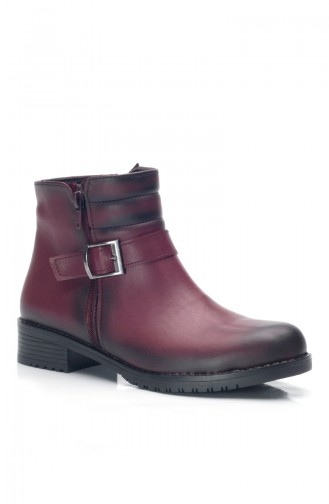 Claret Red Boots-booties 569-8-1029-04