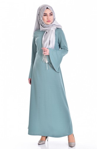 Spanish Arm Dress 0124-04 Almond Green 0124-04