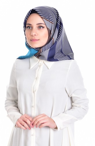 Navy Blue Hoofddoek 02